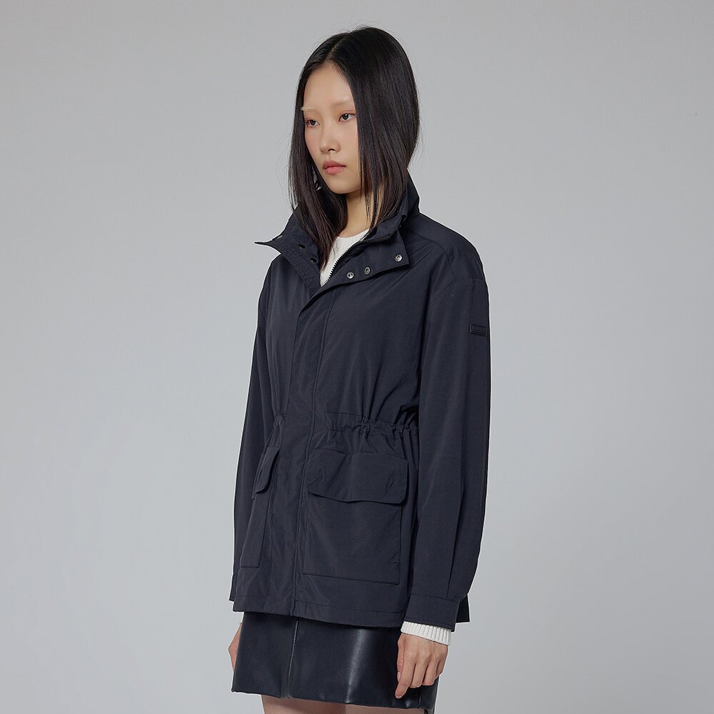 [WOMEN] 오리지날 하이넥 자켓 - 블랙 HDW0001AJZBLK