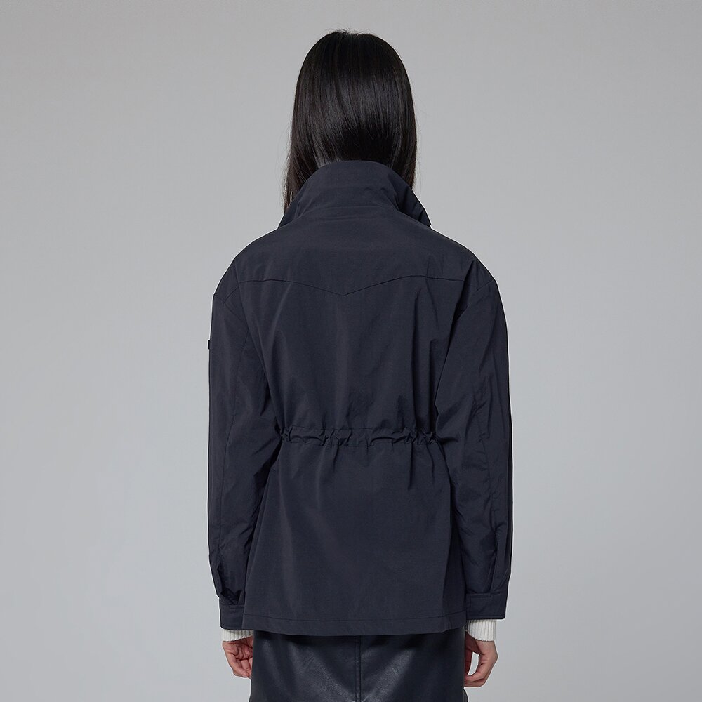 [WOMEN] 오리지날 하이넥 자켓 - 블랙 HDW0001AJZBLK