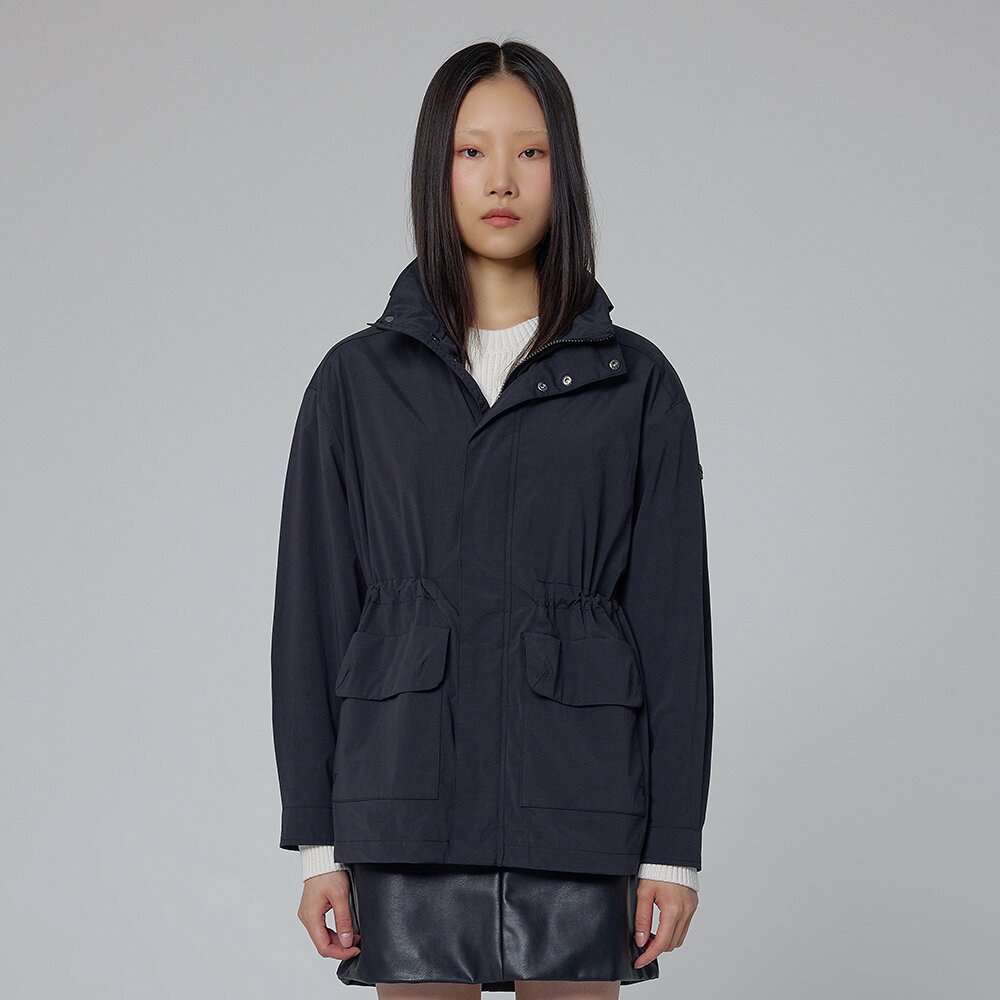 [WOMEN] 오리지날 하이넥 자켓 - 블랙 HDW0001AJZBLK