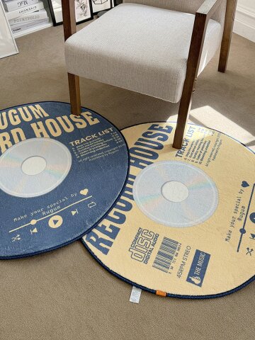 레코드하우스 포그니 원형 러그