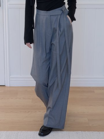 [메종르하르] 매니 핀턱 와이드 슬랙스 3color