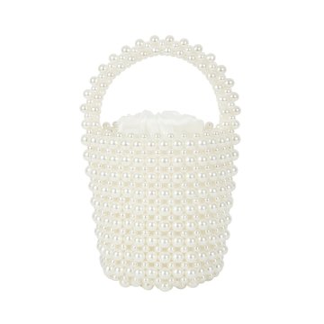 펄버킷백 화이트-화이트