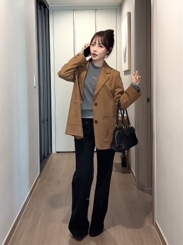 사이드 포켓 부츠컷 데님팬츠 