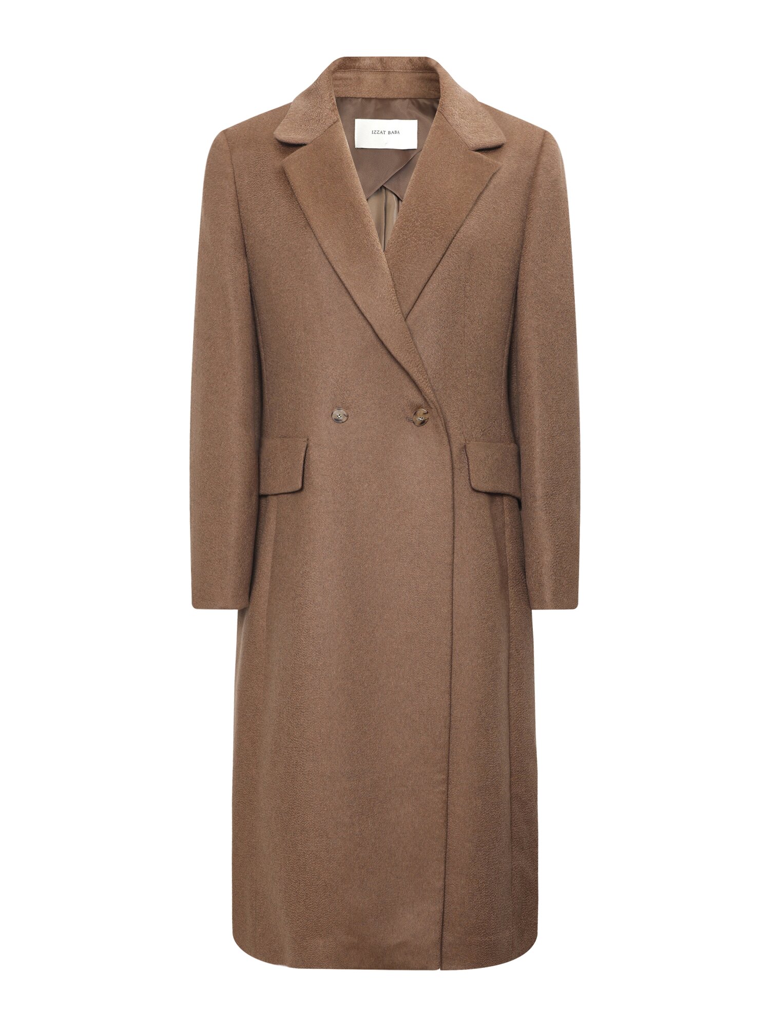 캐시미어 더블 브레스티드 코트 (CAMEL)