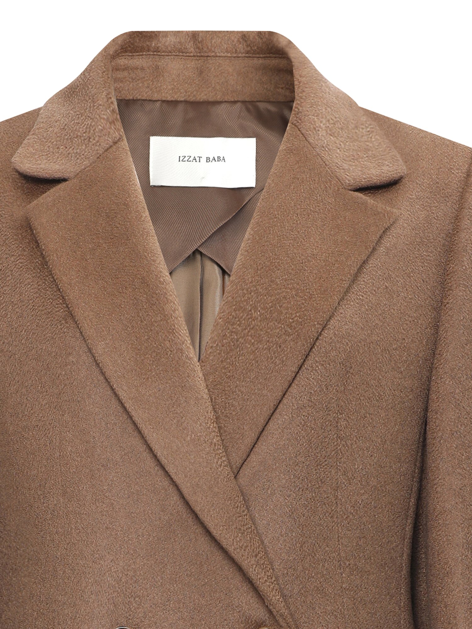 캐시미어 더블 브레스티드 코트 (CAMEL)