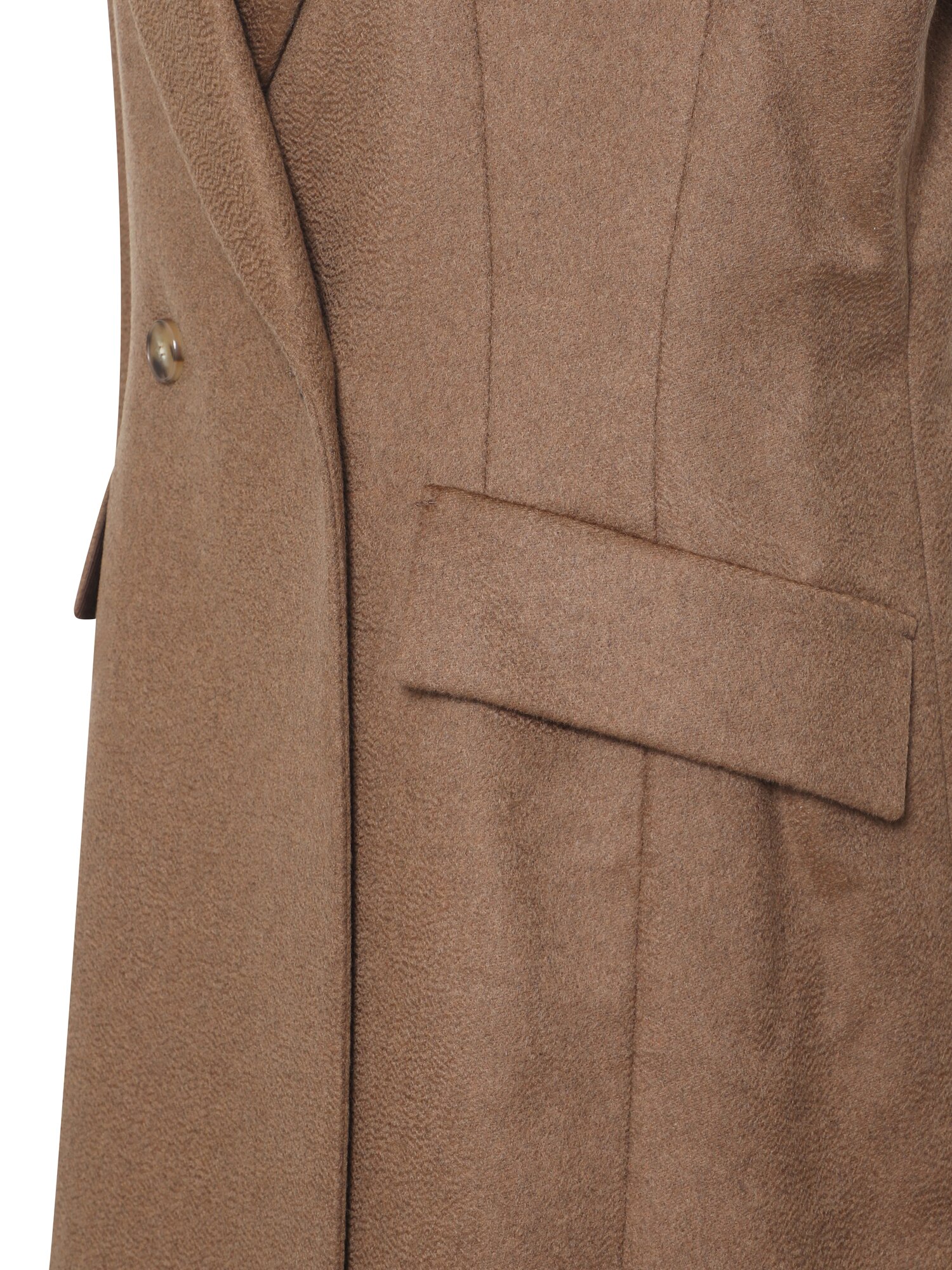 캐시미어 더블 브레스티드 코트 (CAMEL)