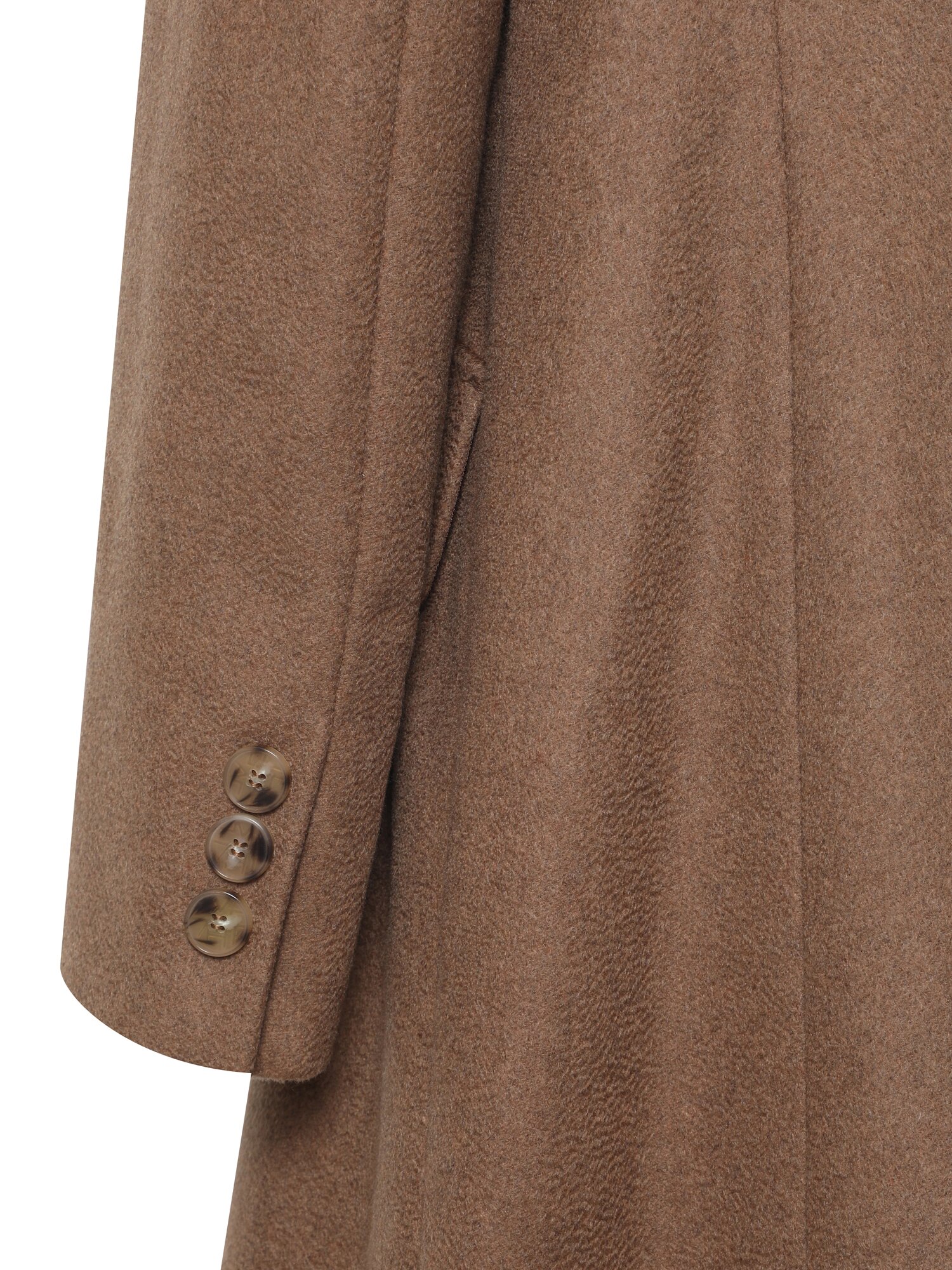 캐시미어 더블 브레스티드 코트 (CAMEL)