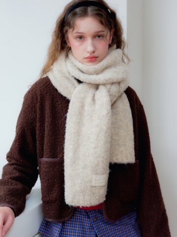 FLUFFY PUPPY MUFFLER [ TEDDY ] [M005TD]