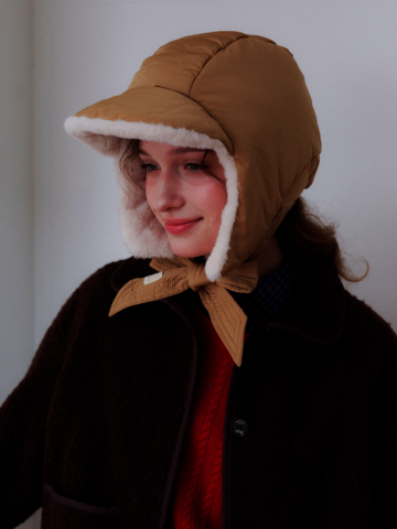 [단독판매] PADDING FUR TROOPER HAT [ CAMEL ] [H004CM]