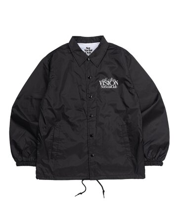 NO MORE VISION COACH JACKET (BLACK)