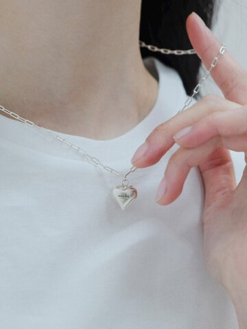 통통 하트 목걸이