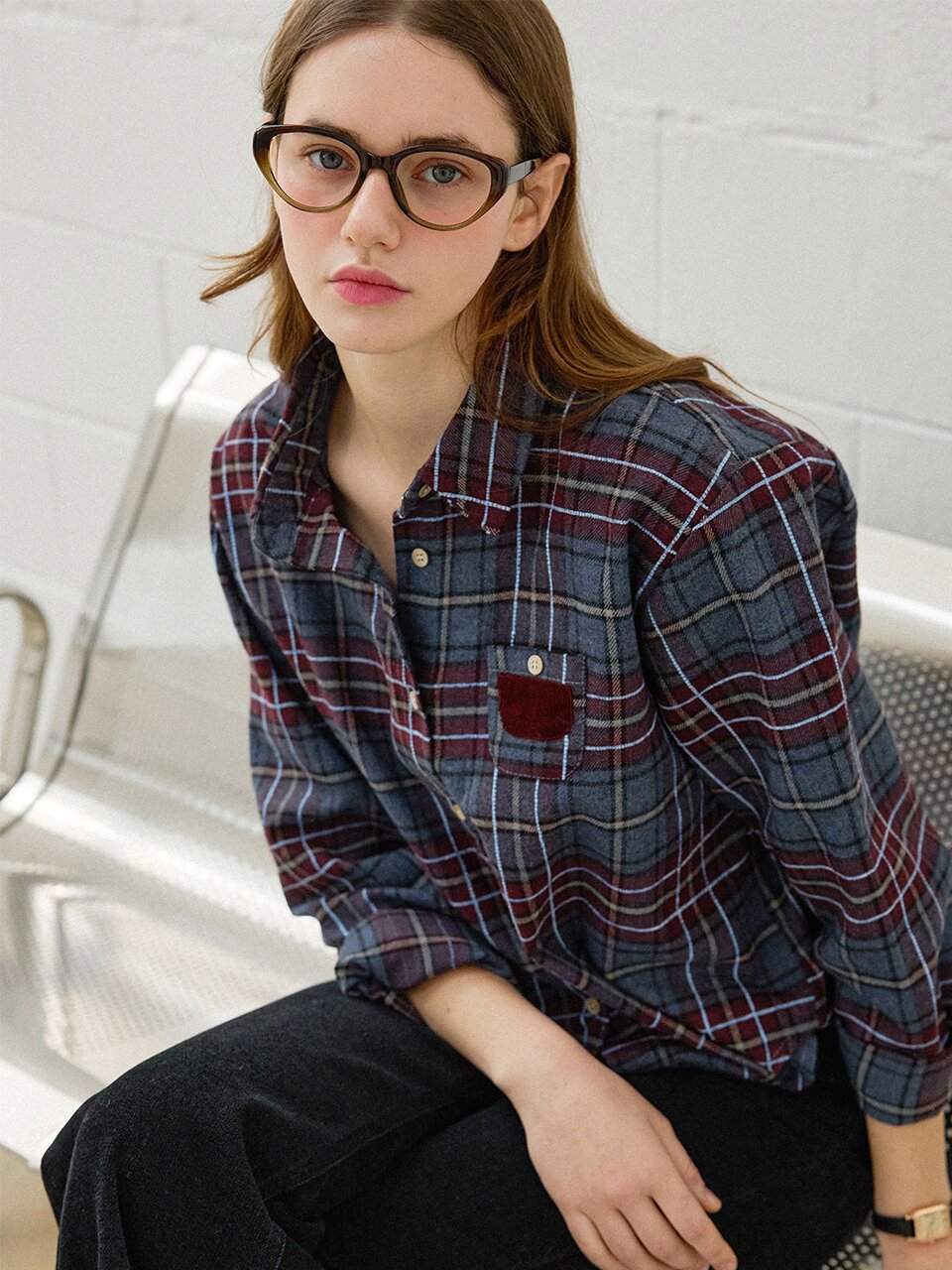 [6차] Cozy plaid check shirt_3 Colors