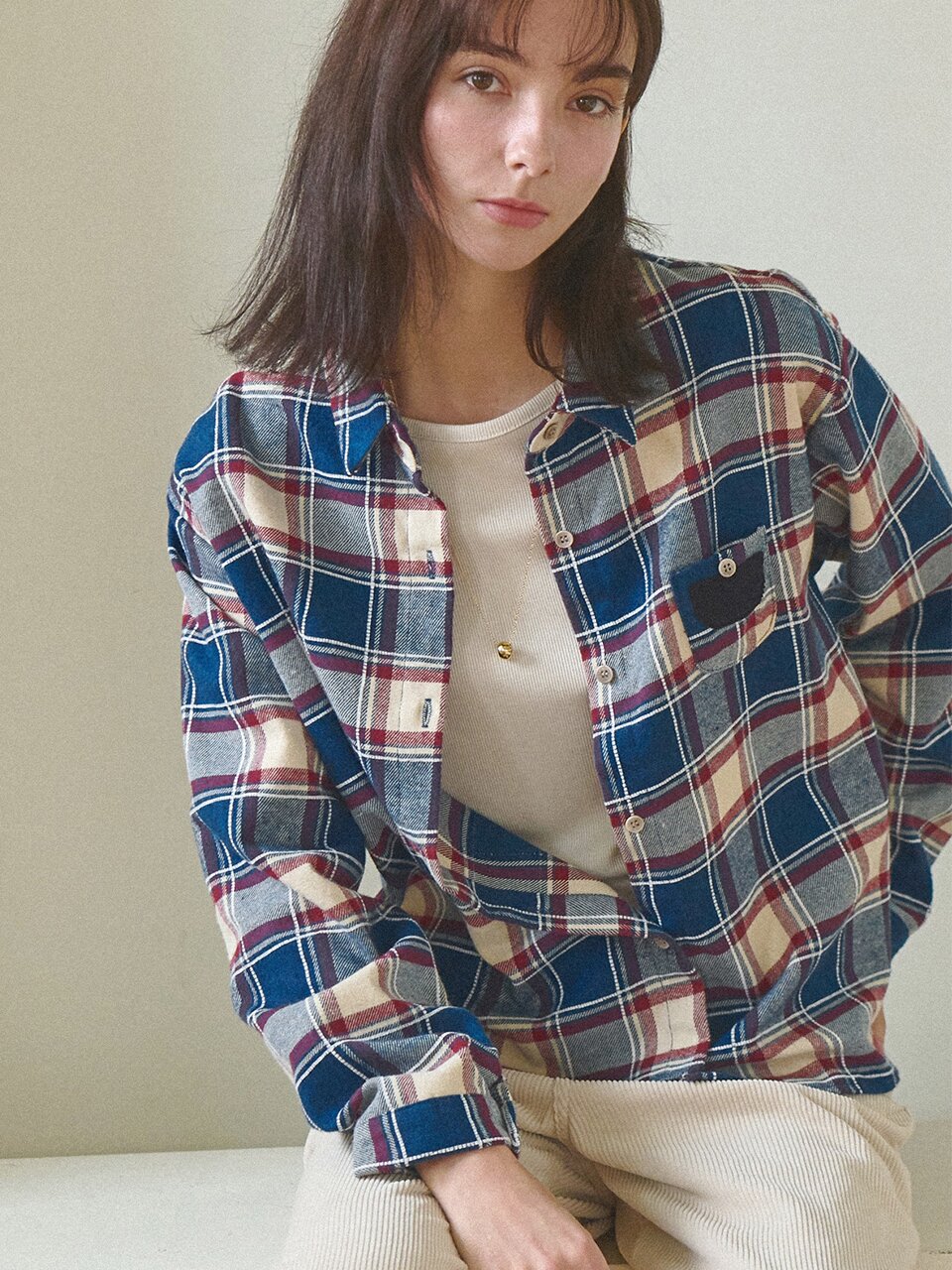 [6차] Cozy plaid check shirt_3 Colors