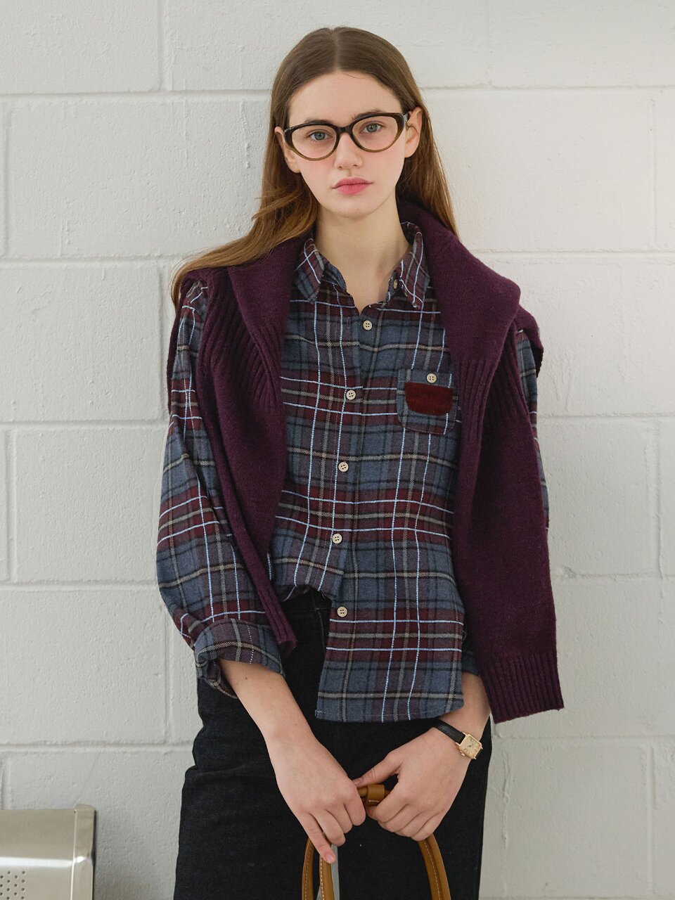 [6차] Cozy plaid check shirt_3 Colors