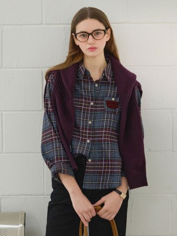 [6차리오더] Cozy plaid check shirt _2 Colors