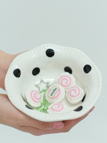 나루토 마키 어묵 키 링 (별 고리)