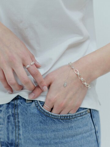 레이어드 트위스트 반지