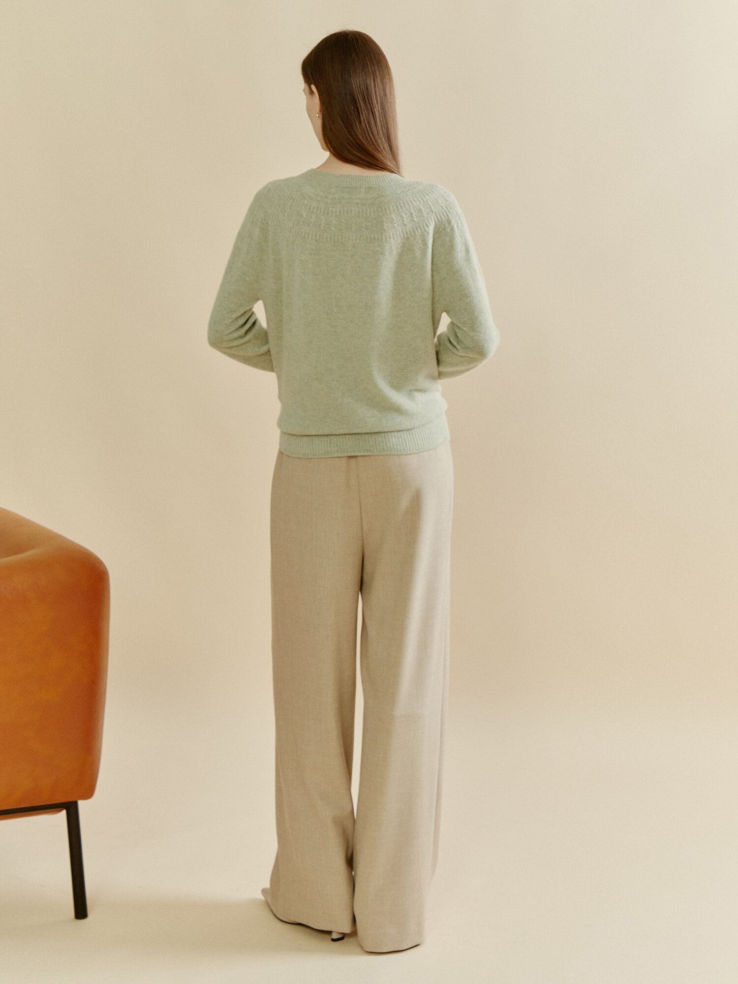 라운드 캐시미어 풀오버 (MINT)