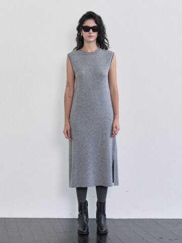 캐시미어 혼방 나시 원피스 (2color)