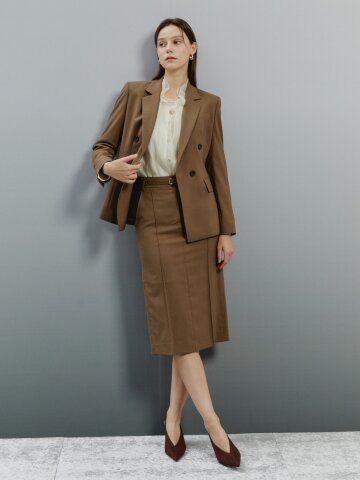 모먼트 클래식 하이웨스트 스커트 