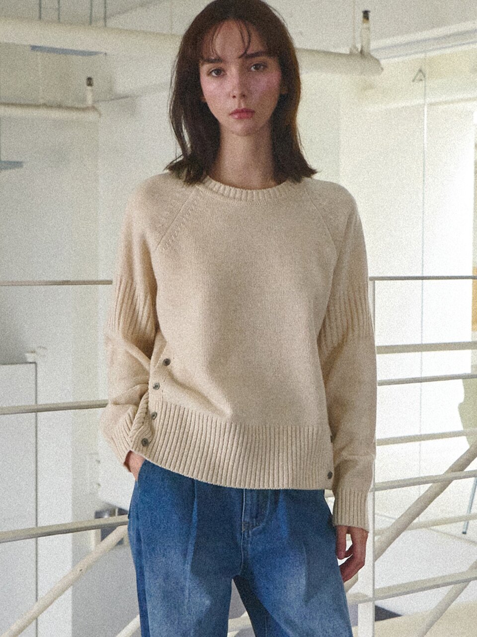 [울50%] Cozy lambswool knit_4 Colors