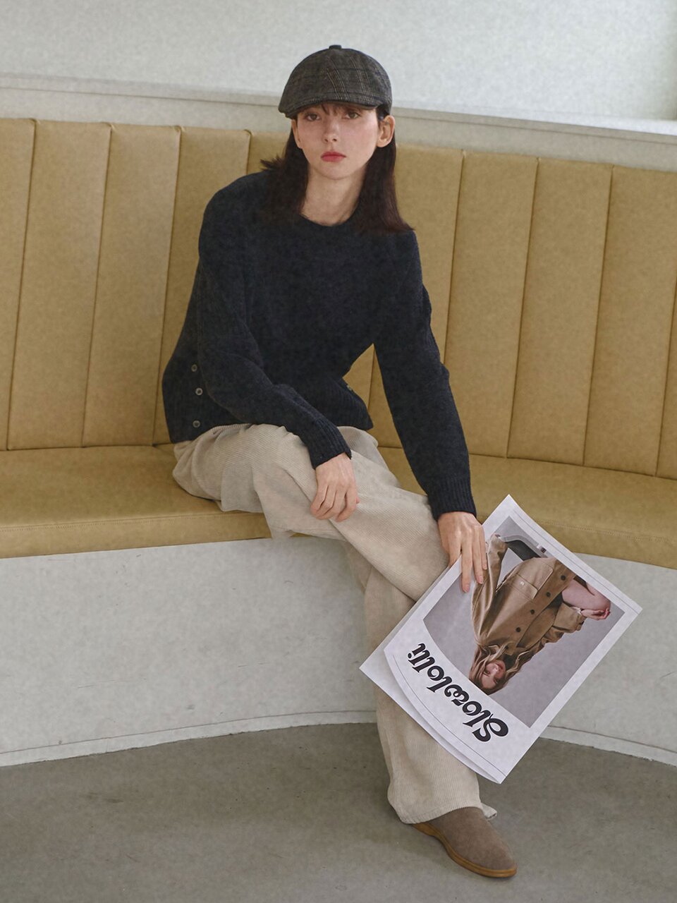 [울50%] Cozy lambswool knit_4 Colors