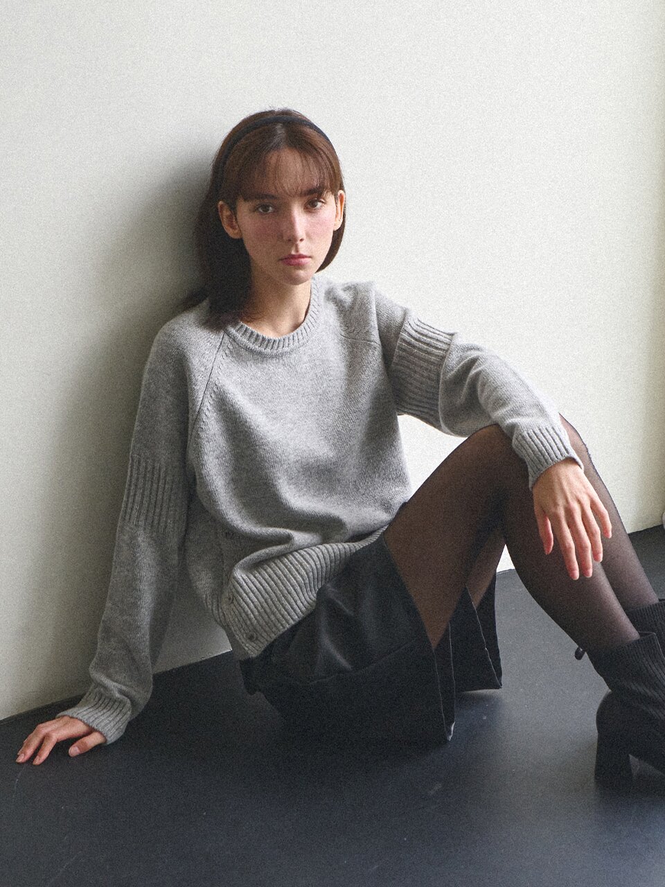 [울50%] Cozy lambswool knit_4 Colors