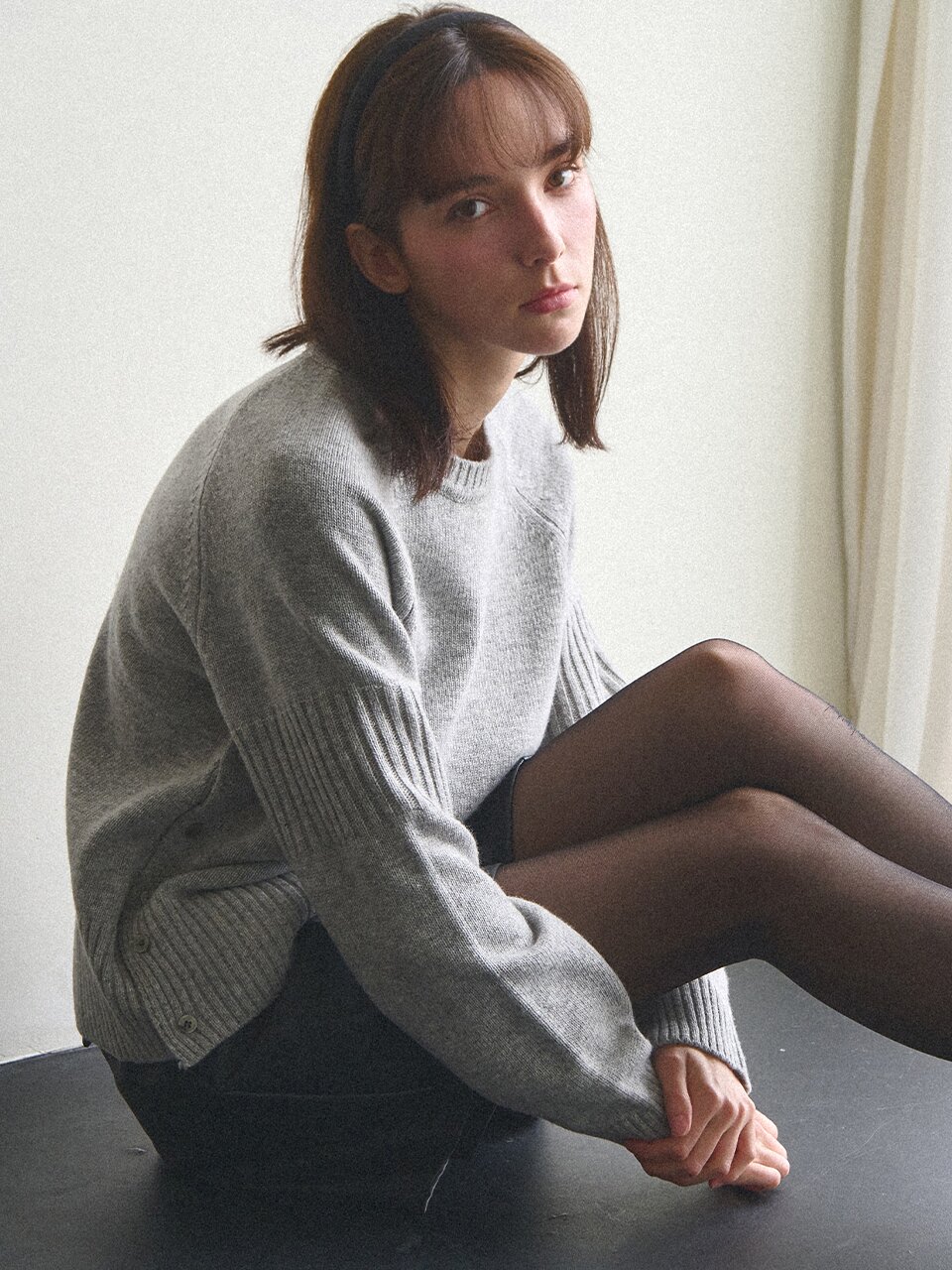 [울50%] Cozy lambswool knit_4 Colors