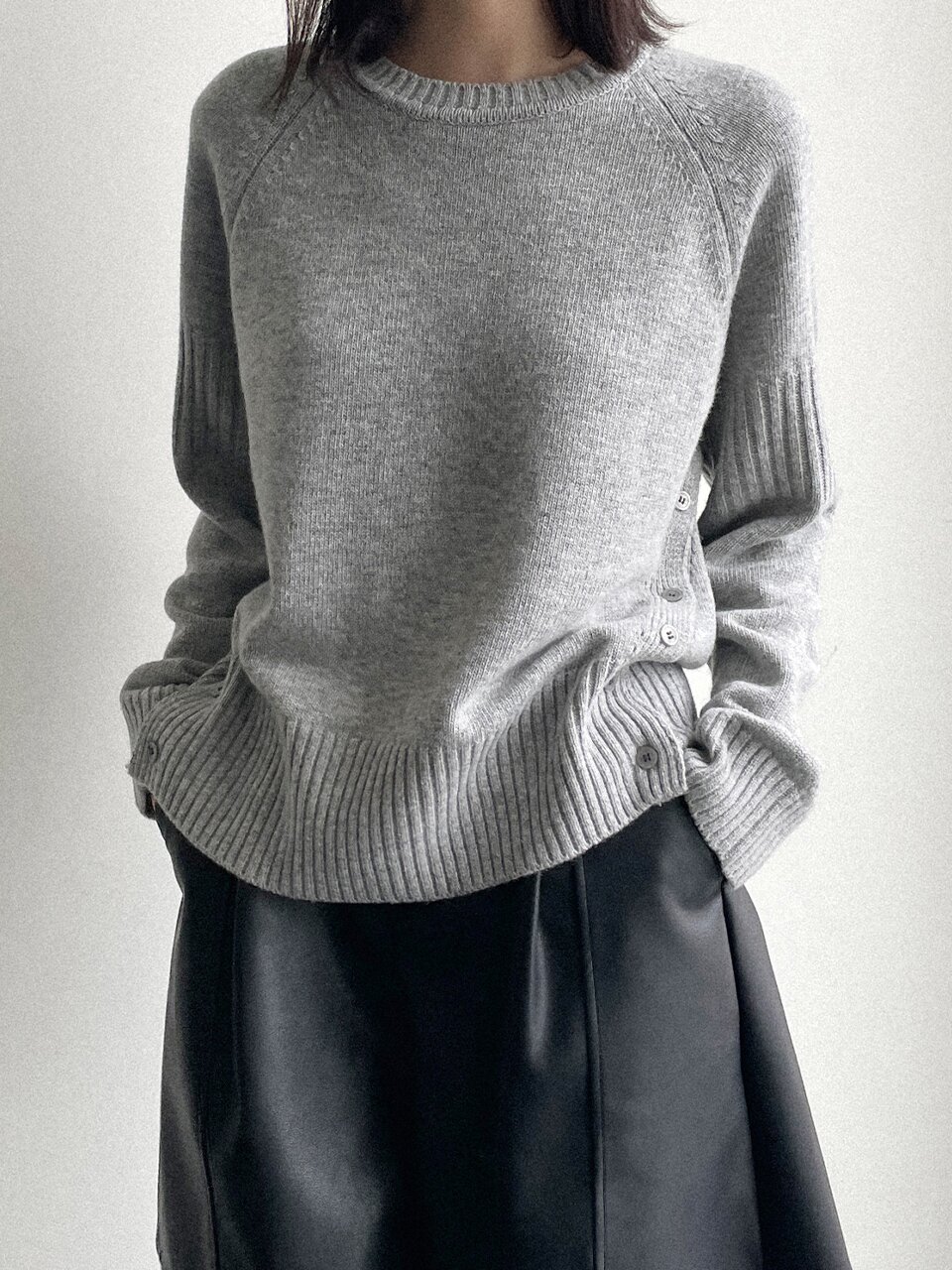 [울50%] Cozy lambswool knit_4 Colors