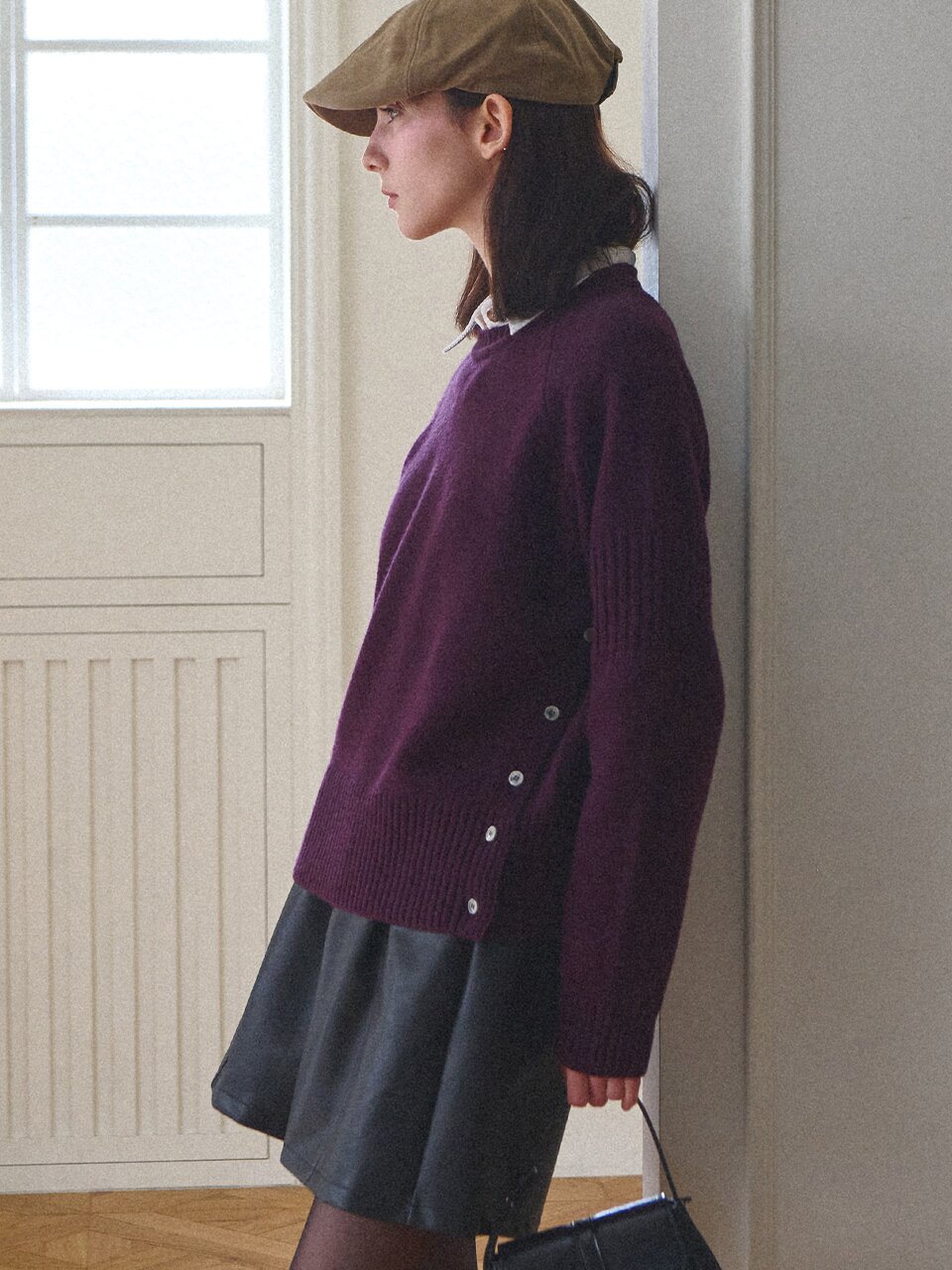 [울50%] Cozy lambswool knit_4 Colors