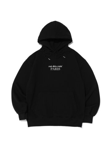 [기모/NO기모] 오리진 파리 후드티셔츠 (블랙)