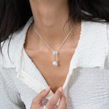 모멘텀 네크리스 목걸이 silver