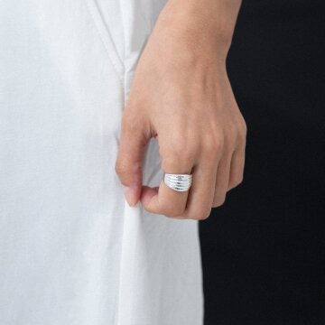 크레센도 링 silver