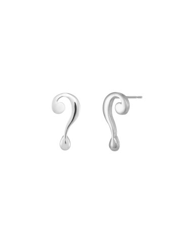 Question mark earrings