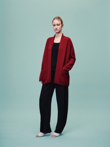 칼레이트 100% 캐시미어 쥴리아 가디건