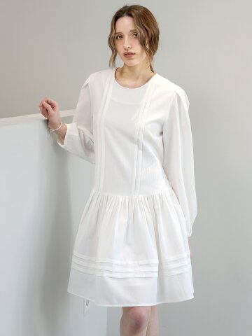 벨티드 볼륨 라운드원피스