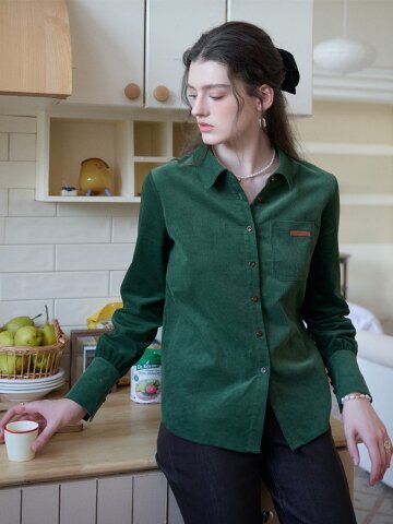SR_Versatile corduroy shirt_2color