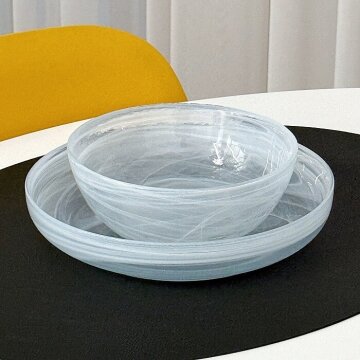 [아르다캠] 샐러드볼 & 파스타볼 세트 화이트