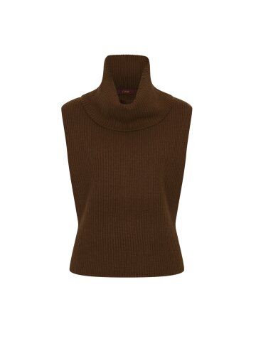 Callaite Pure Cashmere Elisa Turtleneck Vest  (3 Colors)