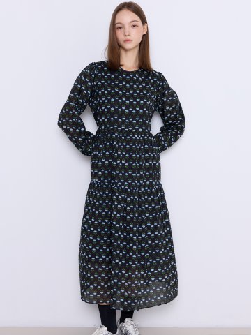 Whisper Long Dress [Black]