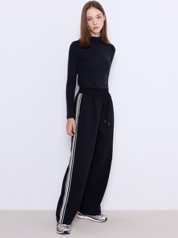 Line Track Pants [Black]