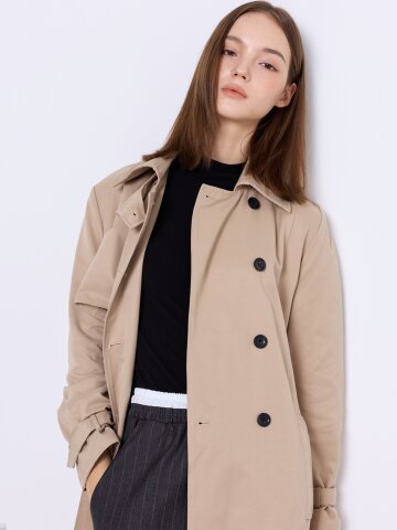 Everyday Trench Coat [Beige]