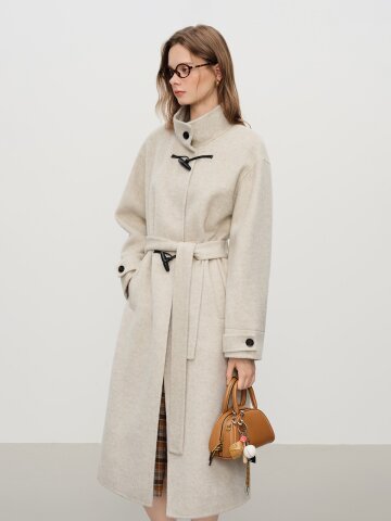 WD_Horn button belted coat_2color