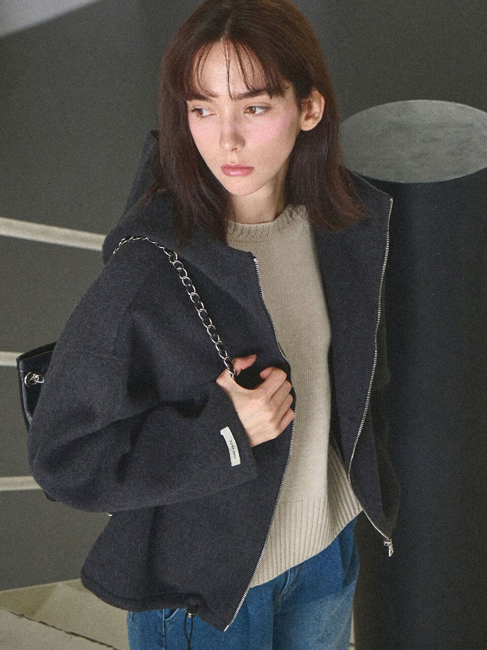 [9차][전채연 PICK] Urban hooded handmade coat_2 Colors