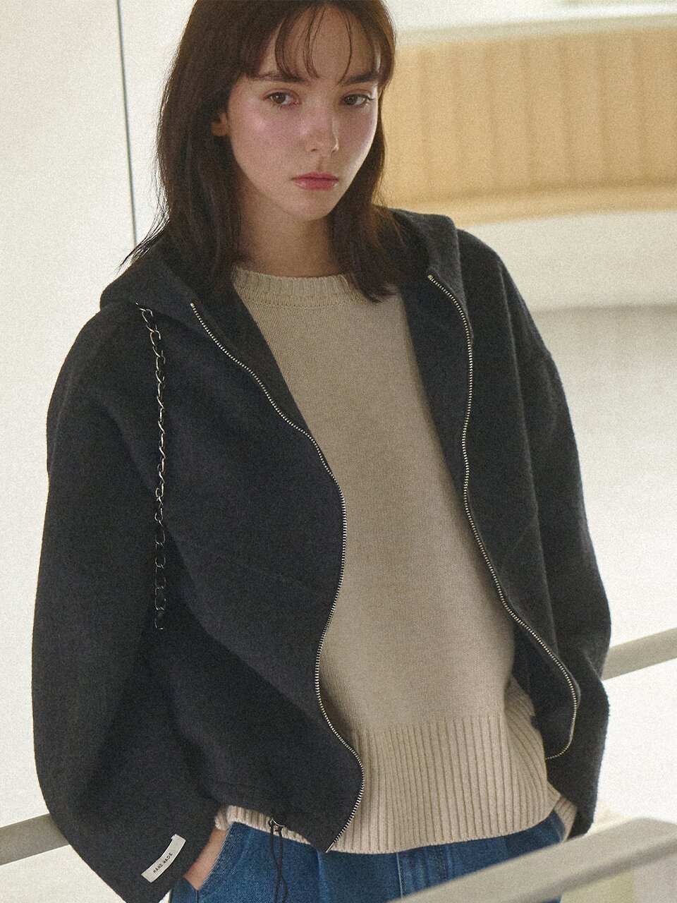 [9차][전채연 PICK] Urban hooded handmade coat_2 Colors