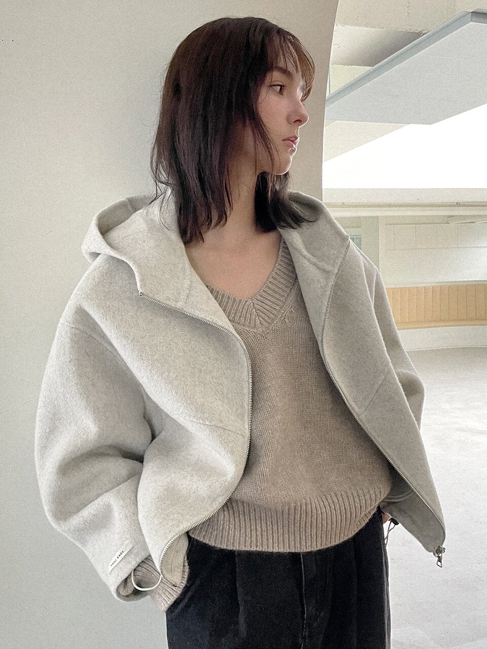 [9차][전채연 PICK] Urban hooded handmade coat_2 Colors