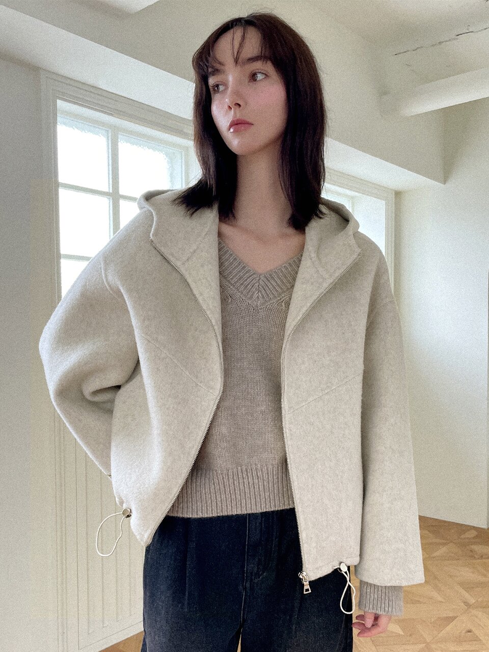 [9차][전채연 PICK] Urban hooded handmade coat_2 Colors