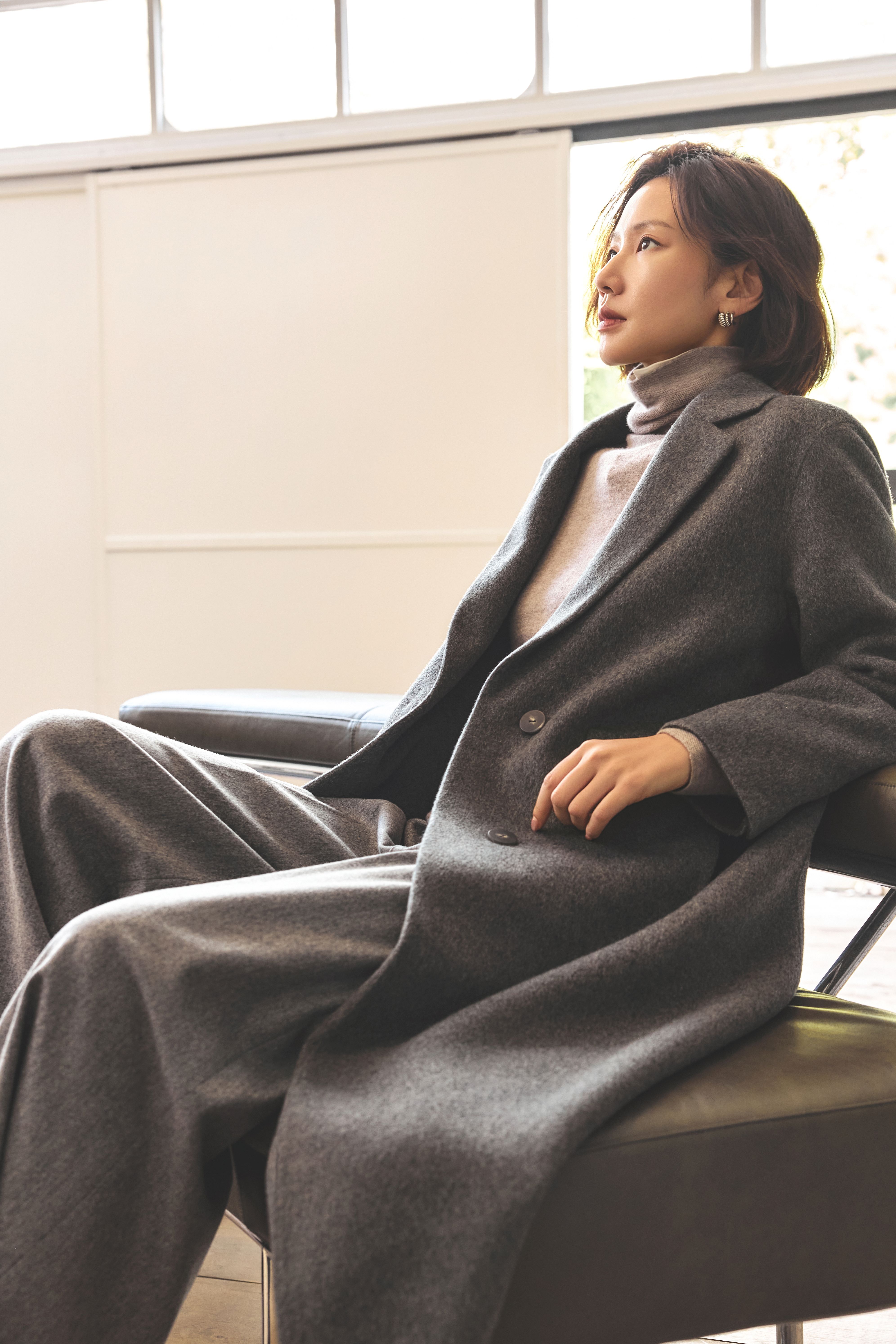 데일리 이지핏 클래식 코트 (DARK GREY)