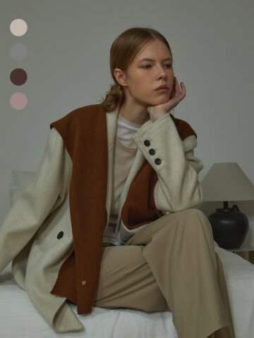 [기프트박스]_버진울 가디건 머플러_4컬러