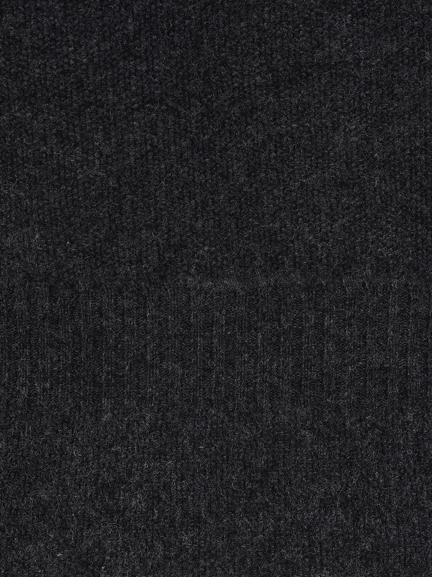 울 후드넥 풀오버 셋업 니트 (DARK GREY)